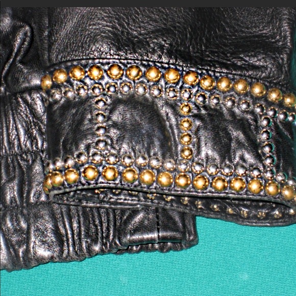 AMAZING VINTAGE LEATHER BOMBER JACKET - Picture 4 of 5